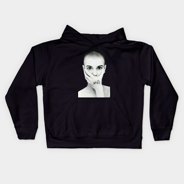 Sinead O'Connor - Vintage Kids Hoodie by wafaq